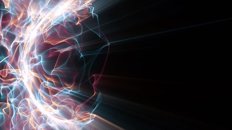 Tangled Fractal Light Strands Ripple And Shine (Loop) 1