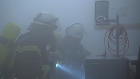 german firefighter searching for missing people