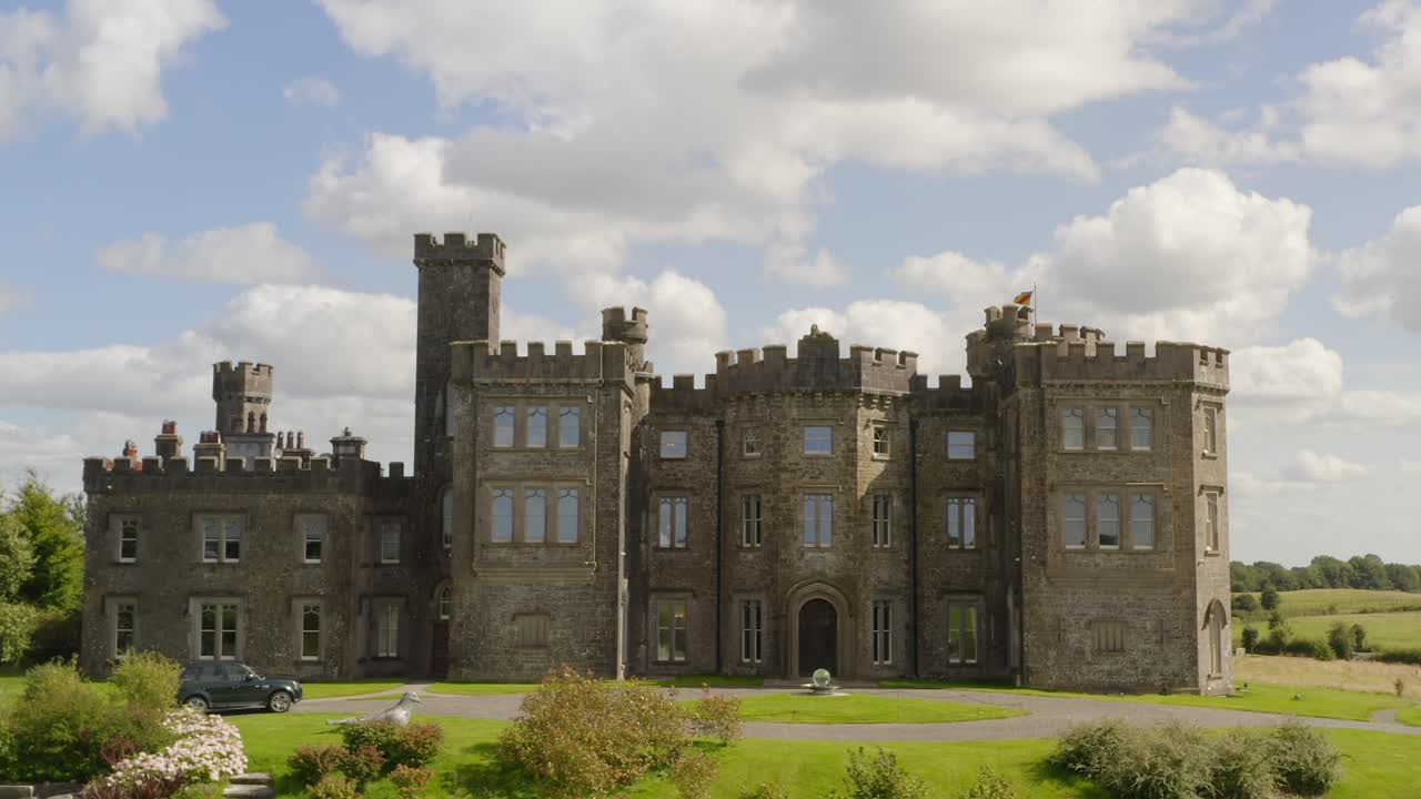 Majestic Irish Castle on a Sunny Day