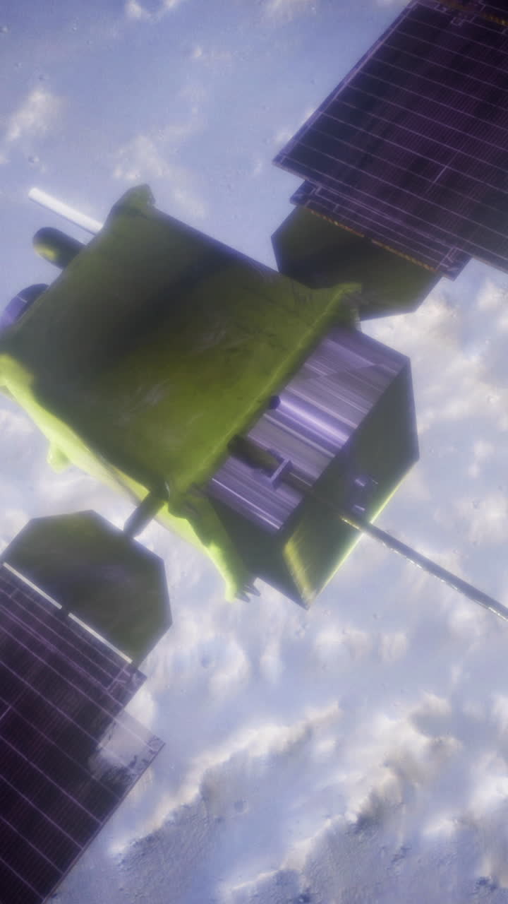 Sonda spaziale di rilevamento globale che esplora corpi celesti nello spazio profondo