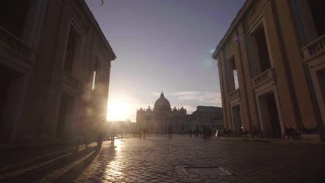 Atardecer-en-Via-Della-Concillazione