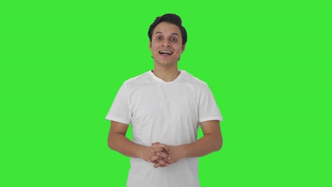 Happy-Indian-man-smiling-to-the-camera-Green-screen