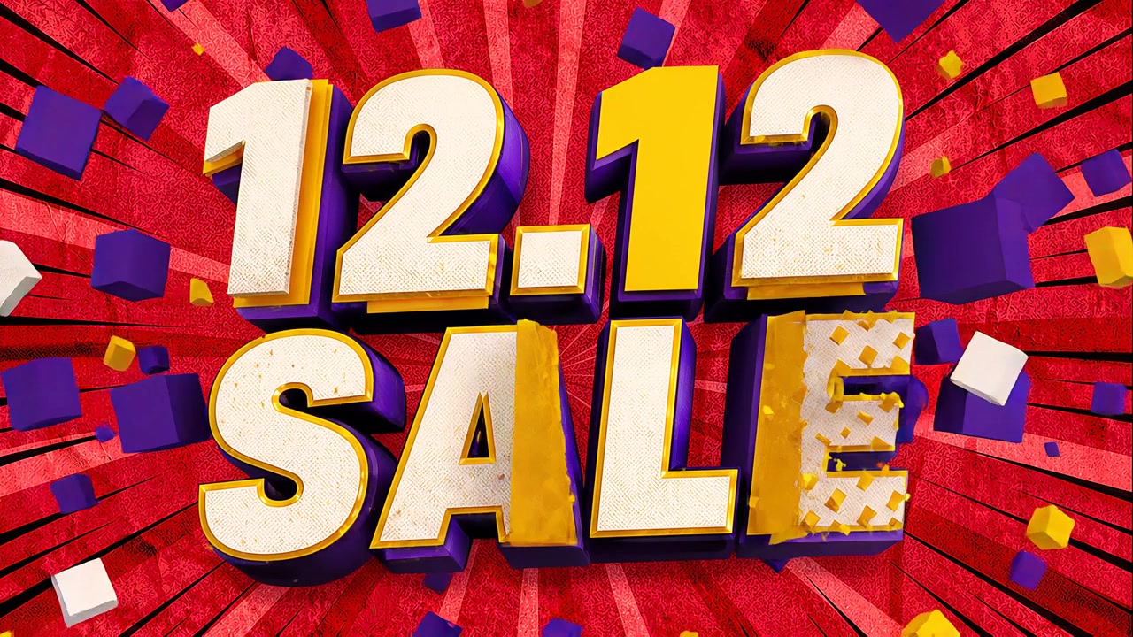 Animazione Grafica Promozionale Saldi 12.12.