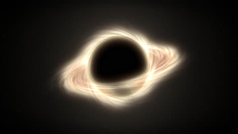 a black hole in space