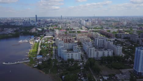 vista aérea del paisaje urbano