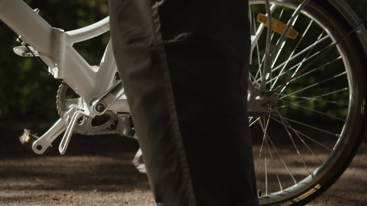 Close-up of a bicycle