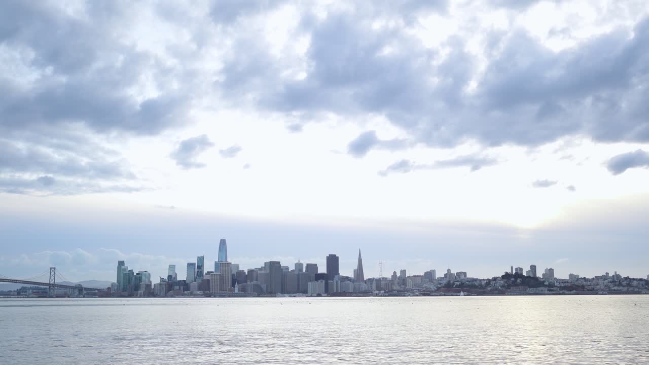 아름다운 샌프란시스코 베이 지역 도시 풍경