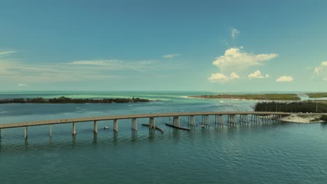 aerial view of inlet near bonita springs, florida