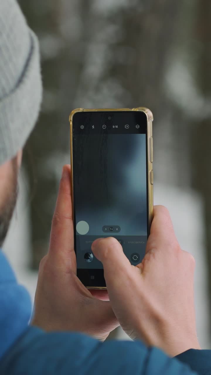 Photographer on the snow