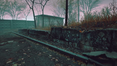 pripyat cityview of exclusion zone near the chernobyl nuclear power plant