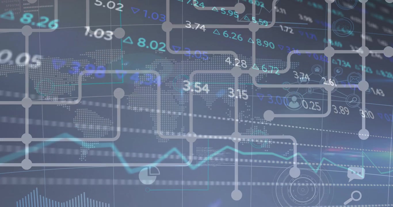 Animasjon av databehandling over former