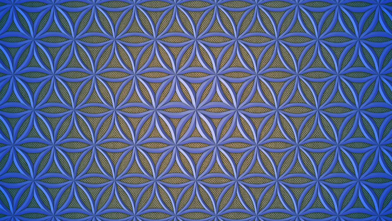 추상적인 배경: 삶의 꽃 패턴