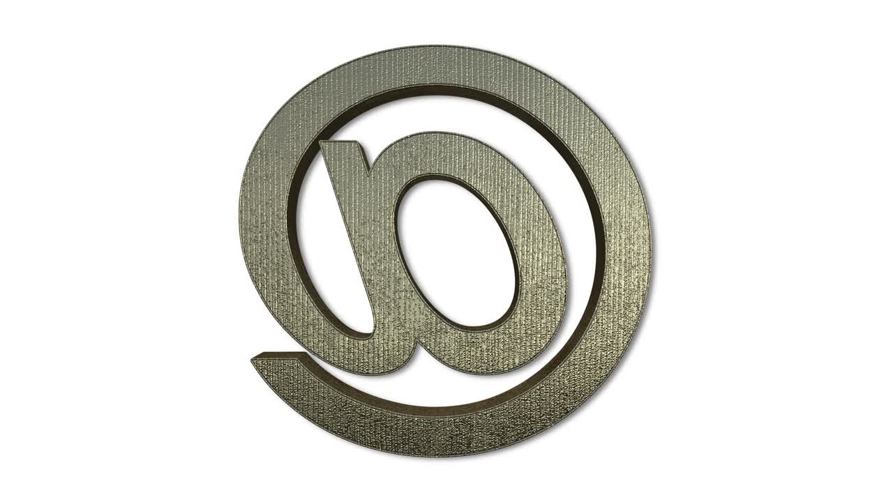 в цикле вращения золотого символа