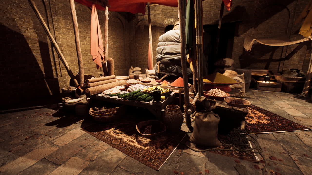 고대 향신료 시장