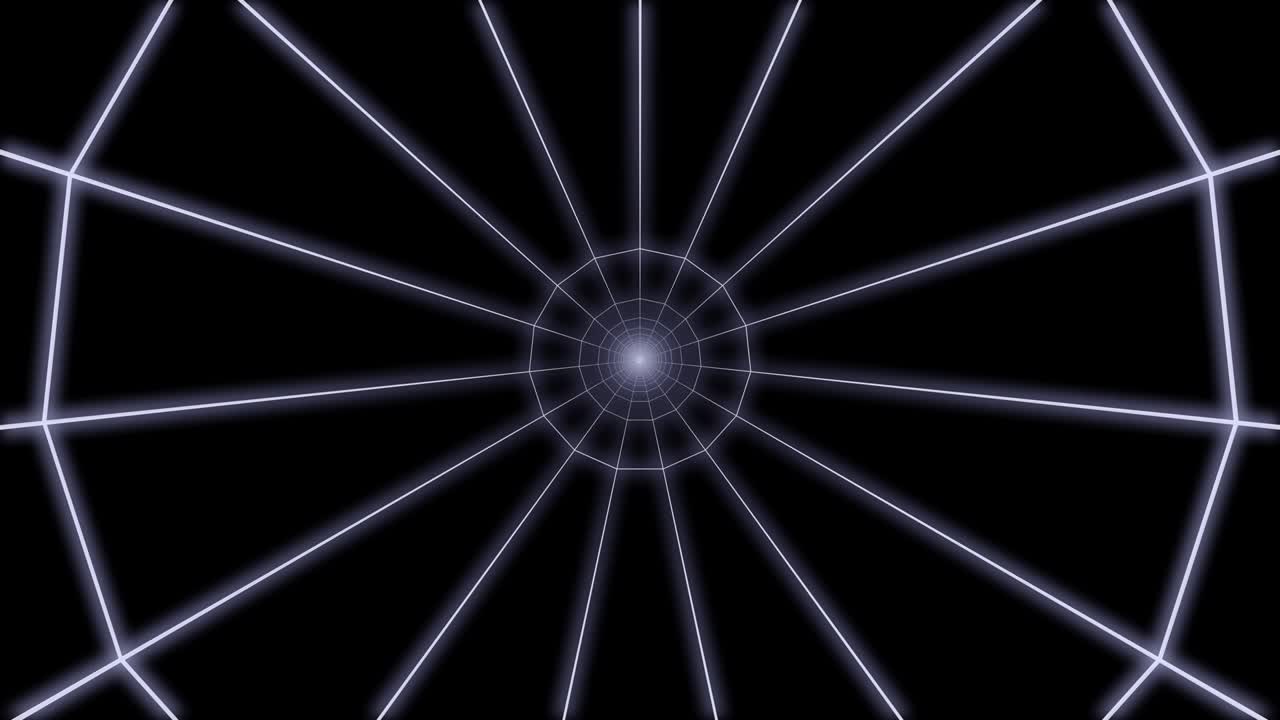 synthwave tube tunnel Retro Background 3d render