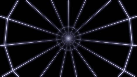 synthwave tube tunnel Retro Background 3d render