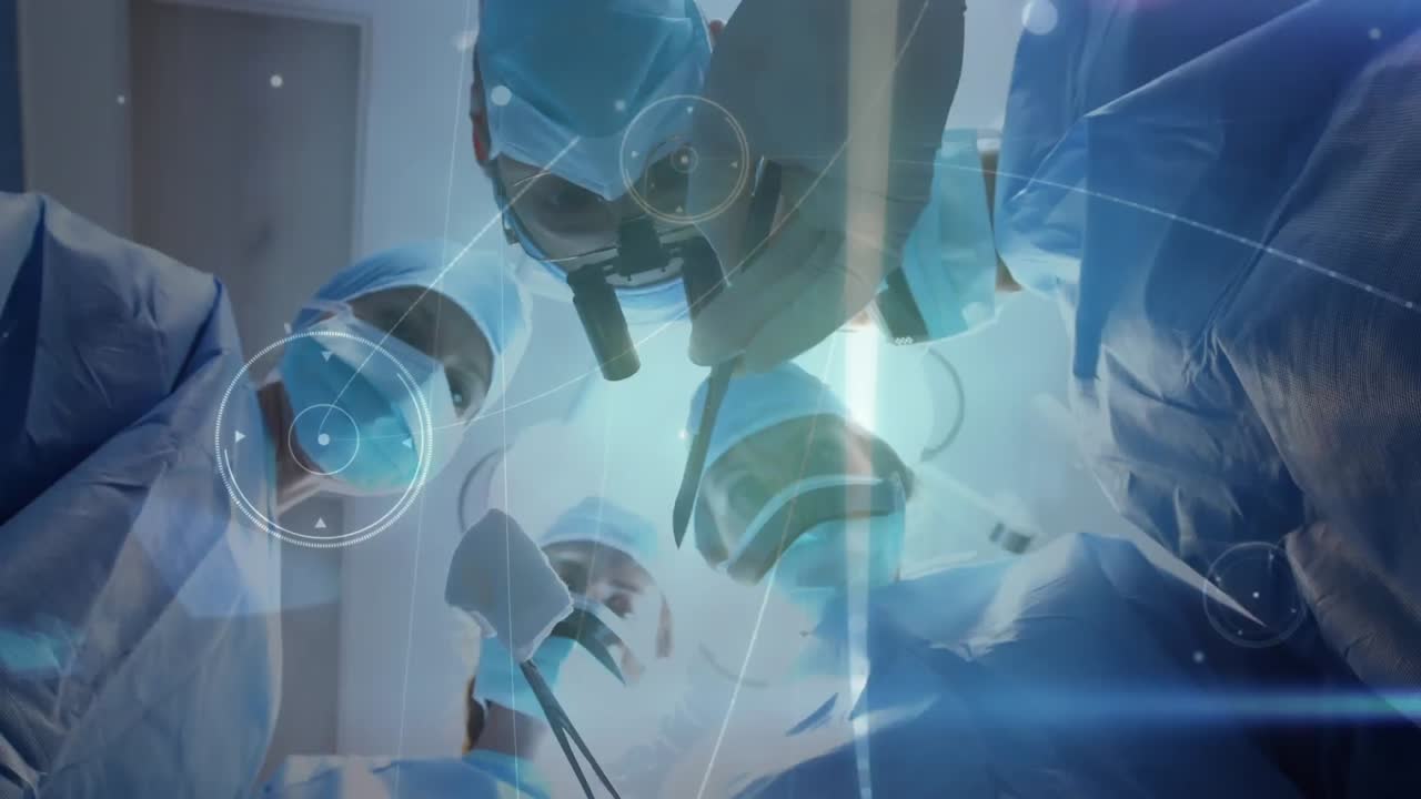 수술실의 외과 의사들 간의 연결 네트워크의 활성화