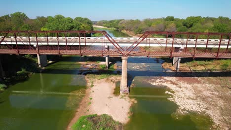 Aufnahmen-Der-Alten-Point-Brazos-Point-Brücke-In-Texas