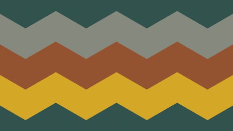 patrón a rayas en los colores dorados de la fortuna de moda. simple fondo gráfico de movimiento geométrico. animación sin costuras con formas básicas