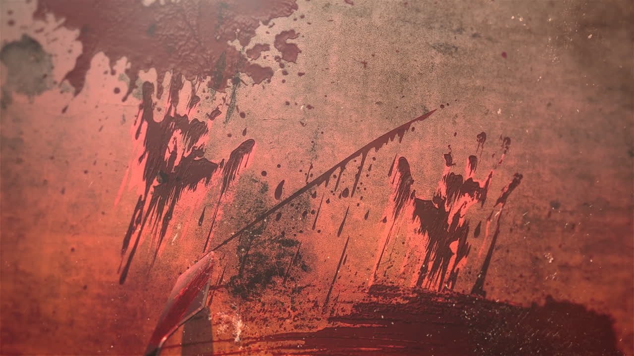 fondo de terror místico con sangre oscura 6