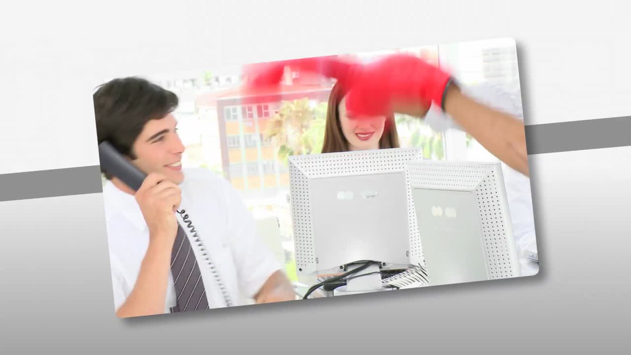 직장에서 스트레스를 받는 사업가 들