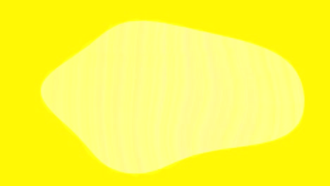 smooth color background in yellow with a geometric image in the center that is moving sinuously with space to write and transmit a message in white and light yellow