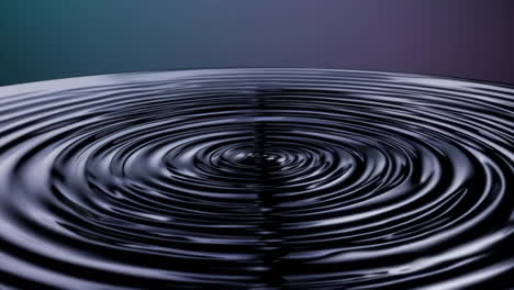 ripples in dark liquid