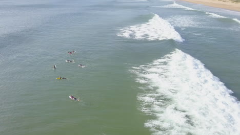 antena de surf a lo largo de la costa de sudáfrica