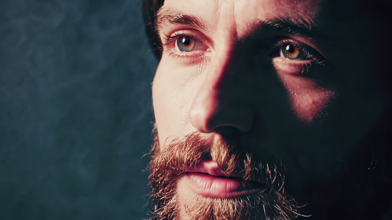 retrato en primer plano de un hombre