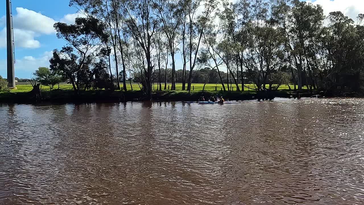 Kayaking on a Calm River