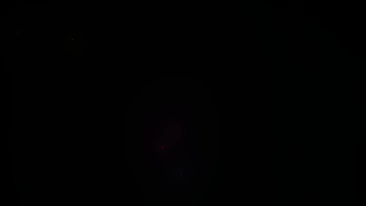 Subtle Lens Flare Effect on Black Background