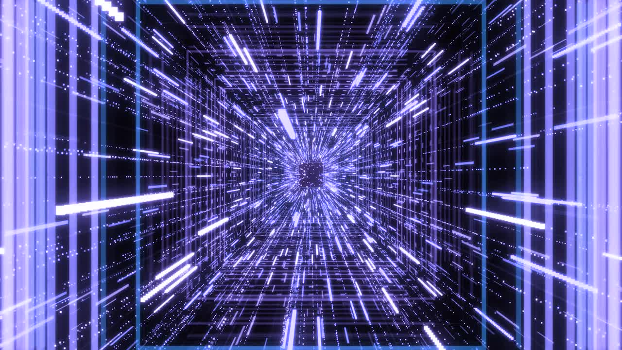 Digital Tunnel of Light and Lines