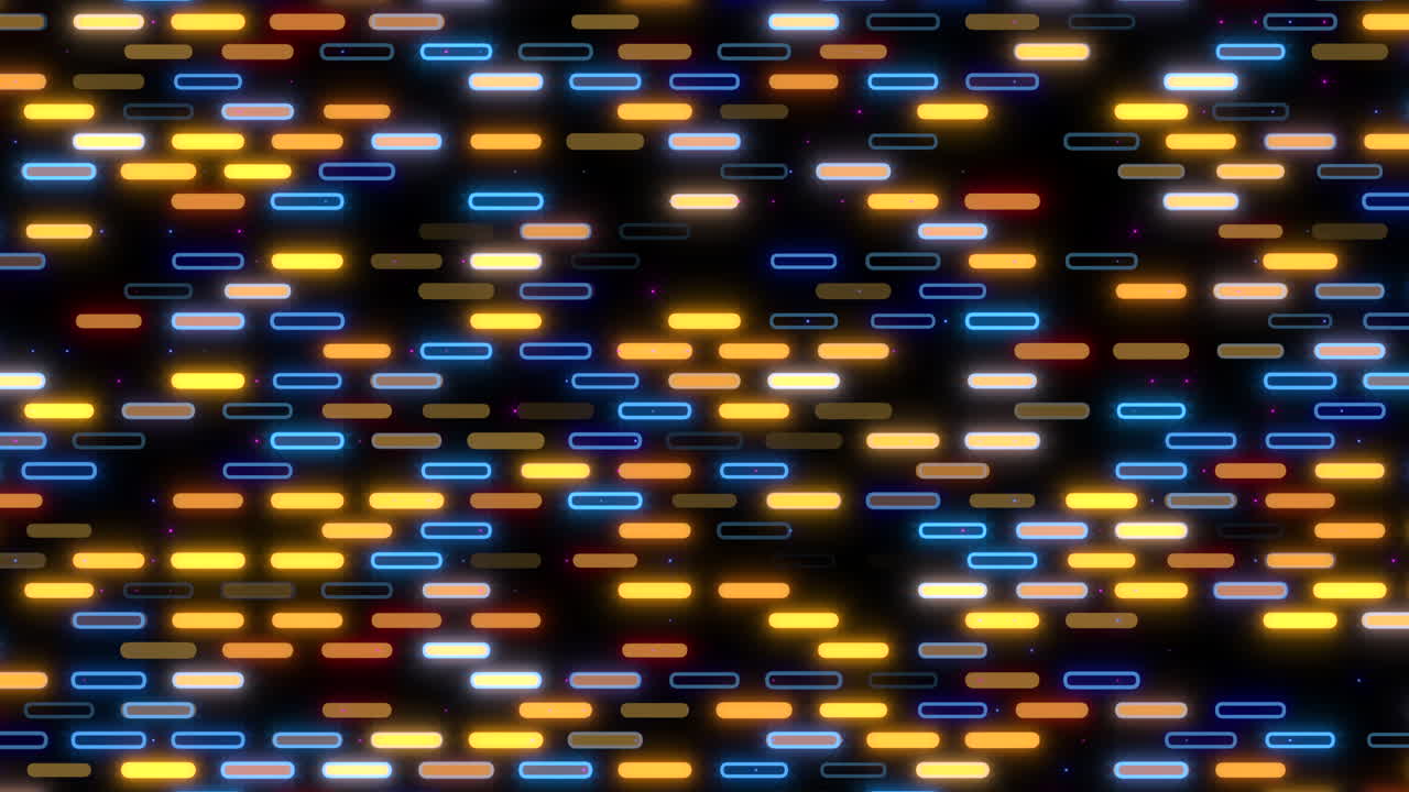 Digital geometric shapes pattern on computer screen