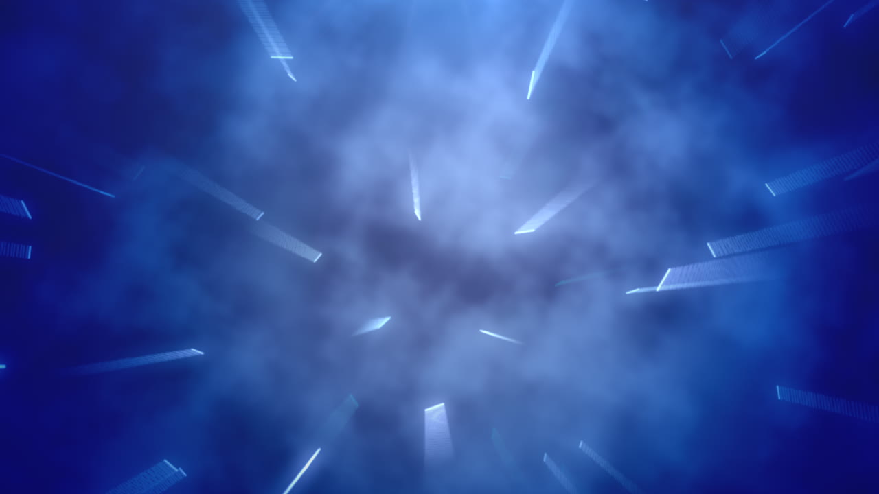 fondo abstracto de líneas de neón de colores de movimiento