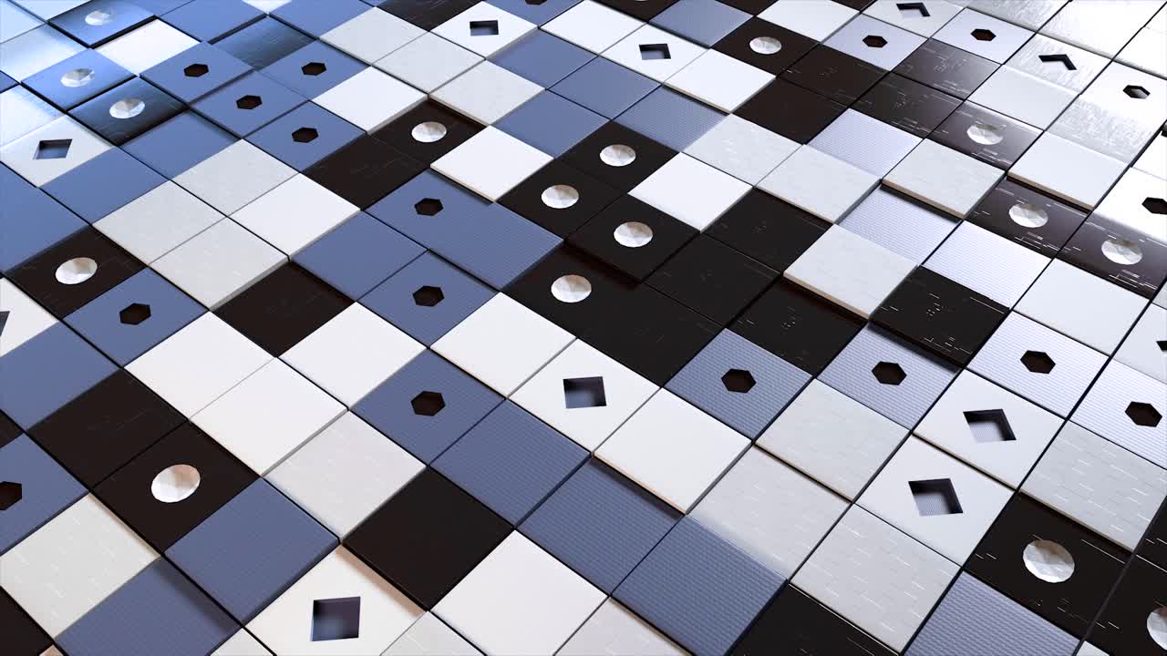 patrón geométrico abstracto con azulejos