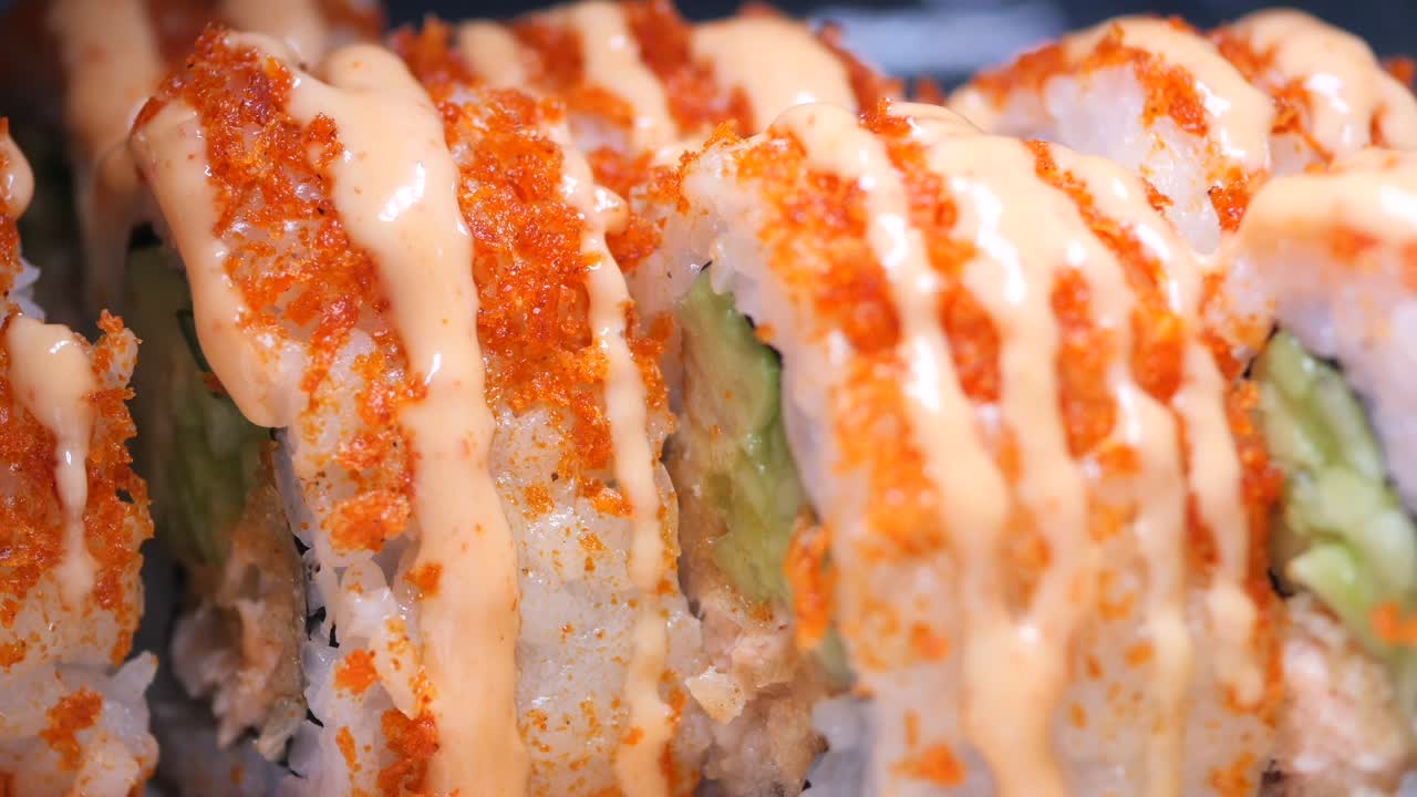 Rollo de atún picante