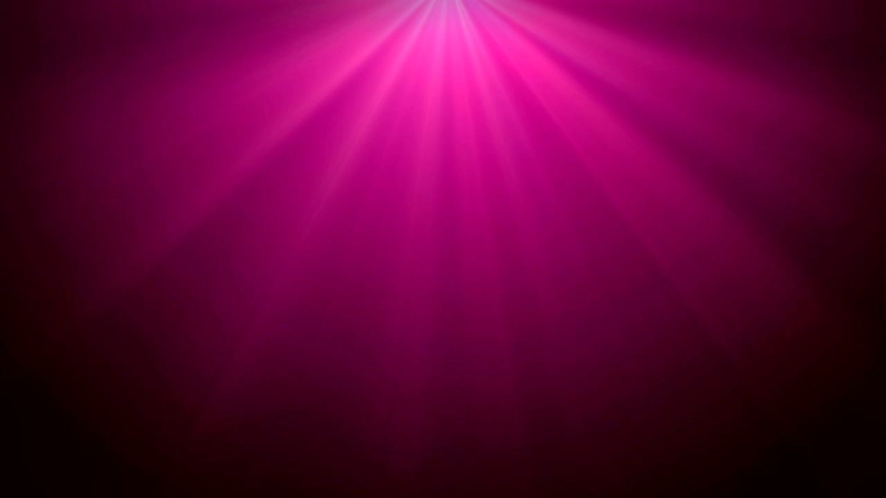 Raio de luz pontual em fundo rosa glamoroso. Loop 4K.