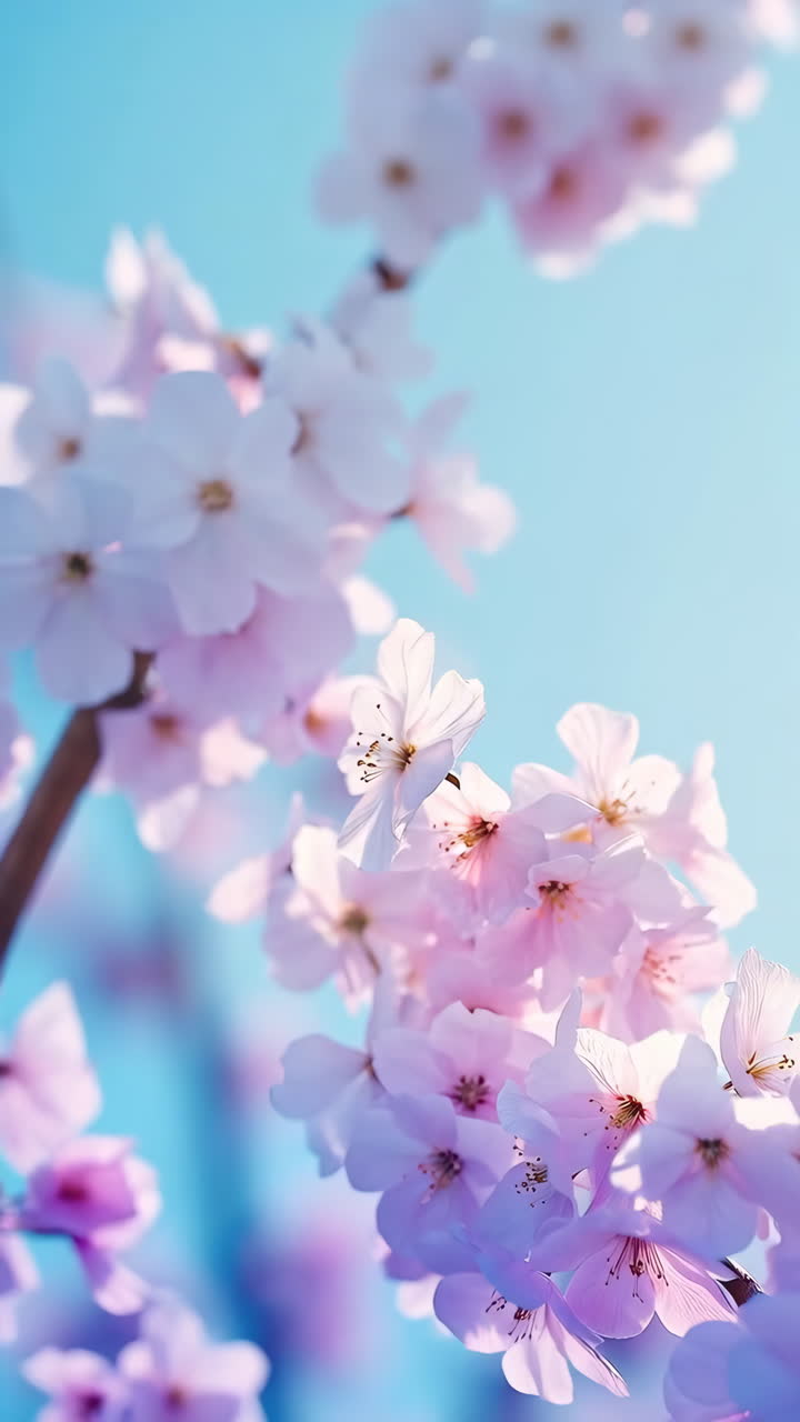 las flores de cerezo en primavera
