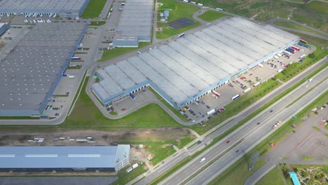 Aerial-view-of-goods-warehouse