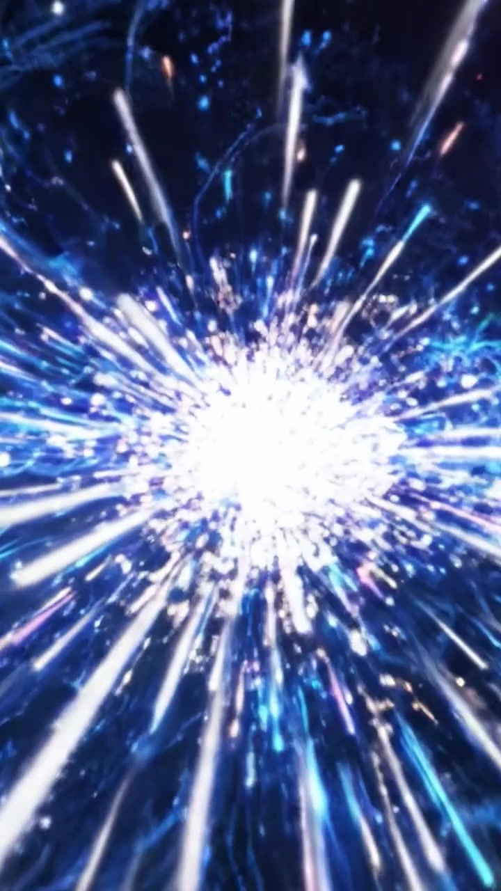 A Stunning Transformation from Dark to Dazzling: An Explosive Journey through Vibrant Light and Color in an Enigmatic Cosmic Space Experience