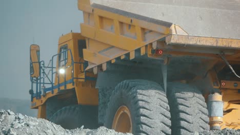 mining truck in operation