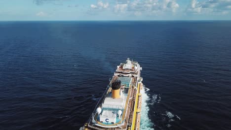 cruise ship at sea