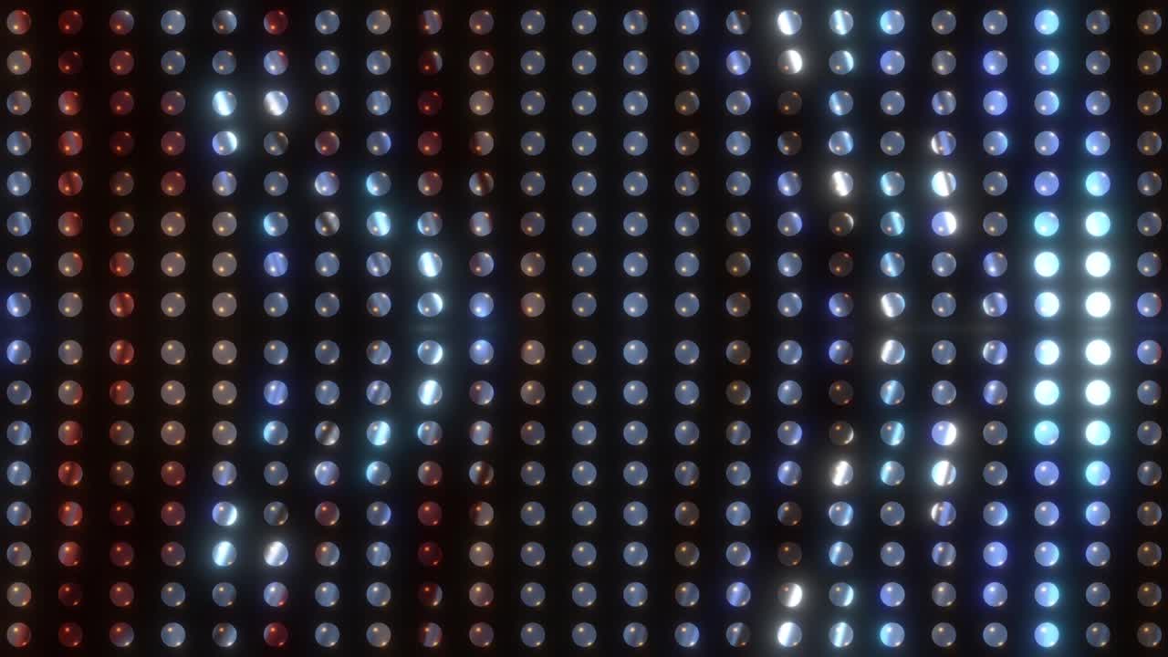 Abstract LED Light Pattern