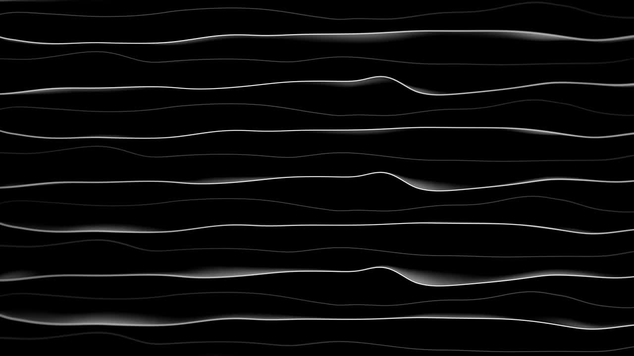 Abstract technology themed animation with undulating waves.