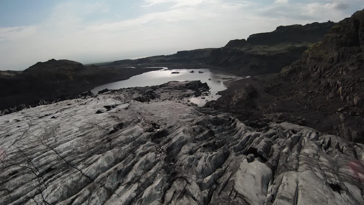 아이슬란드의 빙하 풍경