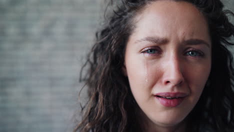 woman crying