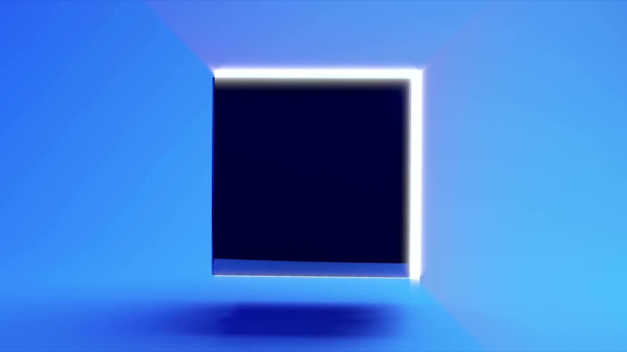 큐브와 함께 추상적인 3d 렌더링, 움직이는 기하학적 모양으로 애니메이션 된 배경, 원활한 4k 비디오.