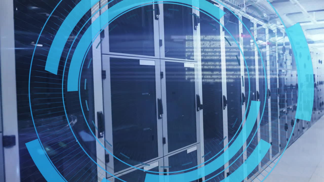 원형 스캐너의 애니메이션과 서버 에서 데이터 처리