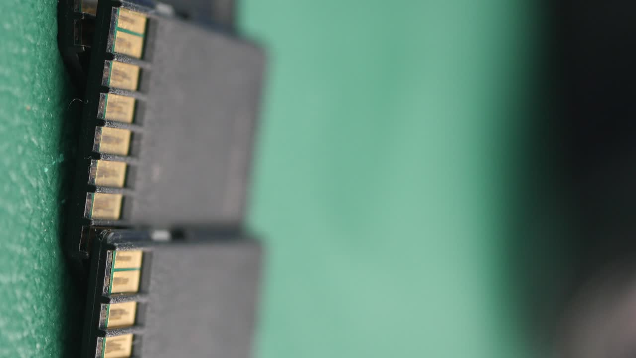 Close-up of Memory Cards