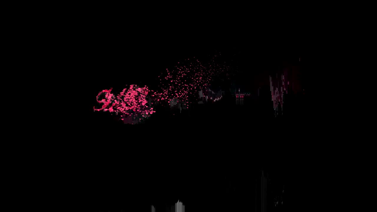 creativamente volando el corazón de la palabra "feliz día de san valentín" en el fondo.